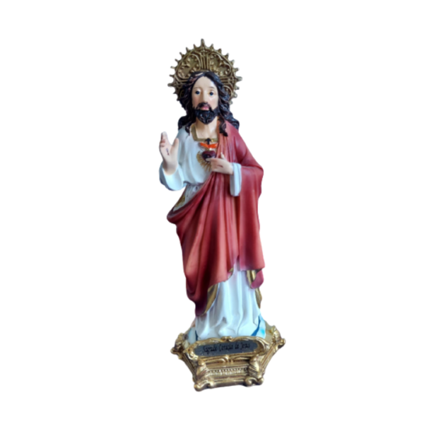 Sagrado Coração de Jesus - em resina (13 e 20cm)