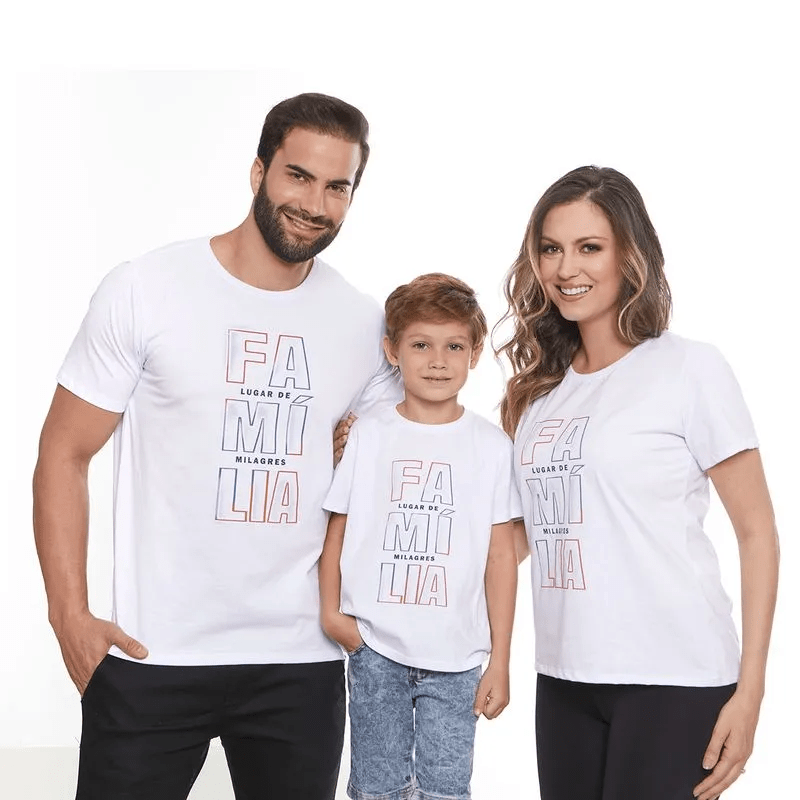 Camiseta Família, lugar de Milagres