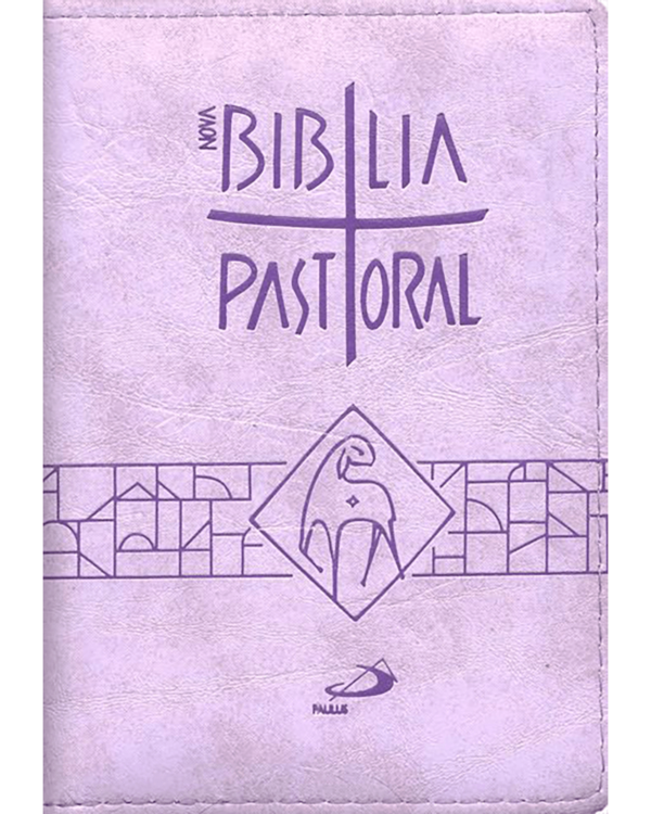 Nova Bíblia Pastoral - Bolso - Zíper Lilás