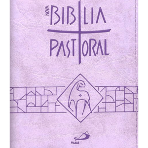 Nova Bíblia Pastoral - Média - Zíper Lilas